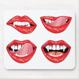Mousepad Lábios do vampiro do encanto