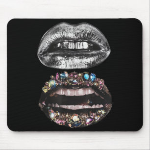 Mousepad Lábios Gráfico Y2k 2000s Impressões femininos Sumo