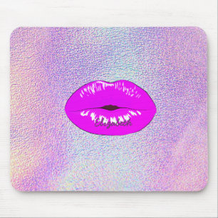 Mousepad Lábios Lindos e Legais, Holográfico