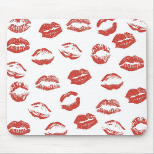 Mousepad Lábios vermelhos