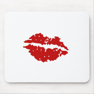 Mousepad Lábios vermelhos