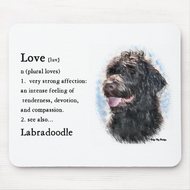 Mousepad Labradoodle Gifts (Frente)