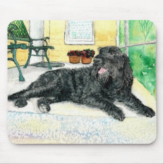 Mousepad Labradoodle preto