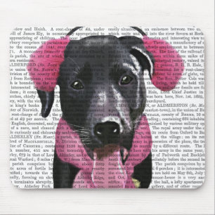 Mousepad Labrador Preto Com Malgas Oculares