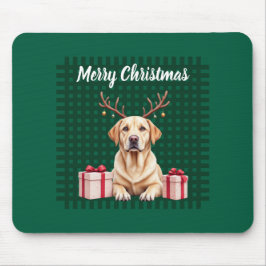 Mousepad Labrador Reindeer