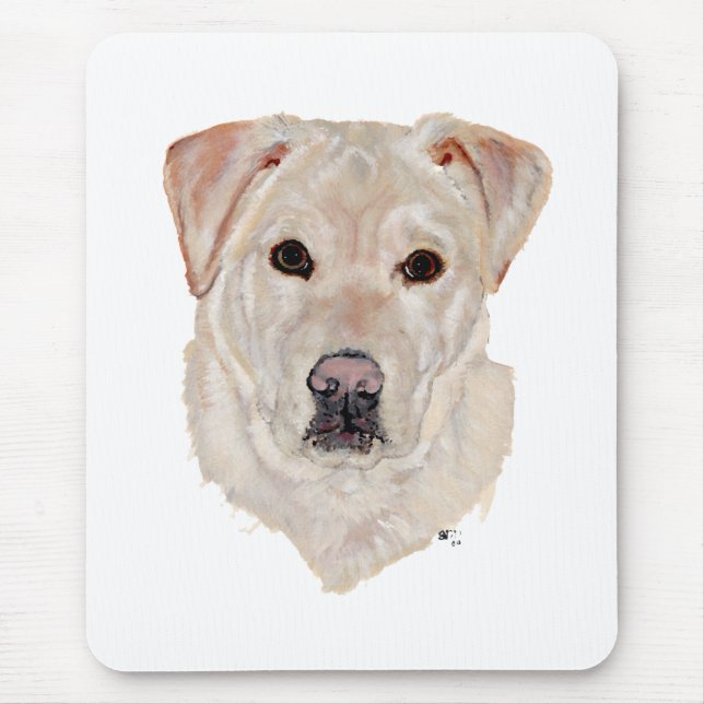 Mousepad Labrador Retriever Amarelo (Frente)