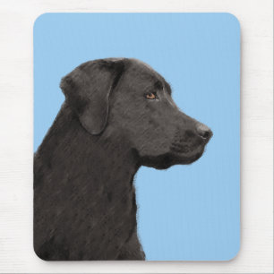 Mousepad Labrador Retriever Black Pintura Original