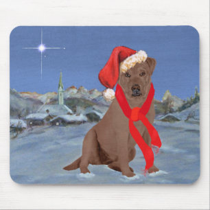 Mousepad Labrador Retriever Chocolate de Natal