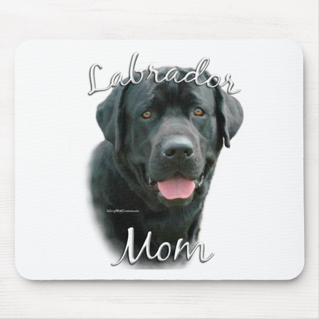 Mousepad Labrador Retriever (preto) Mãe 2 (Frente)