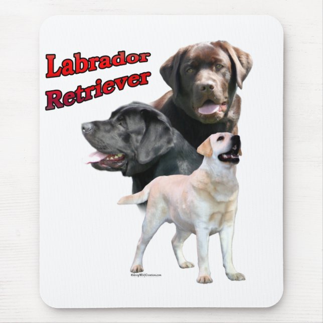 Mousepad Labrador Retriever Trio 2 (Frente)