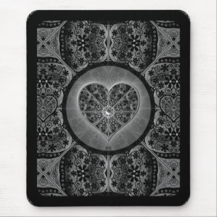 Mousepad Lace Black Cerâmico