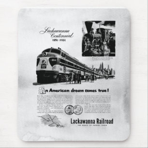 Mousepad Lackawanna Railroad Centennial 1951