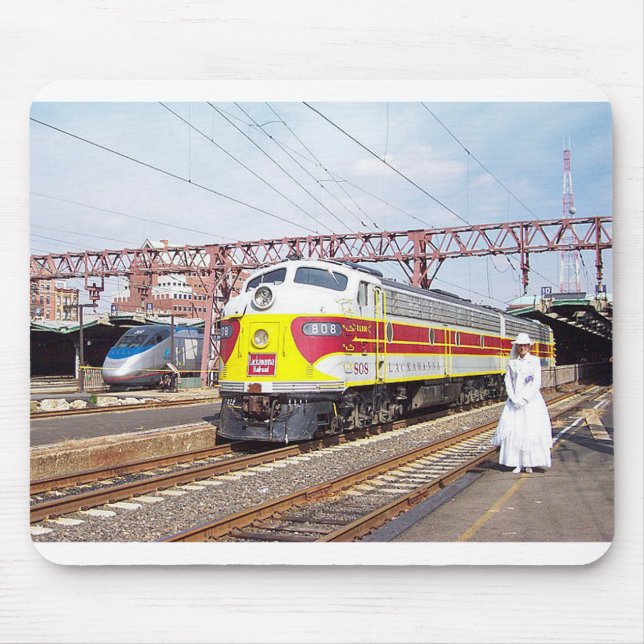 Mousepad Lackawanna Railroad e Miss Phoebe Snow (Frente)