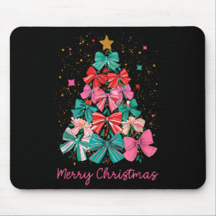 Mousepad Laco Coquete Feliz Natal Xmas Árvore Família Paja