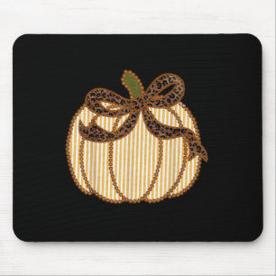 Mousepad Laco Coquete Leopardo Dia de Ação de Graças Outono