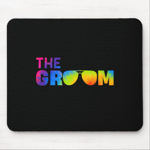 Mousepad Laço do Noivo Tinta Dye Óculos Legais Piada Festa 