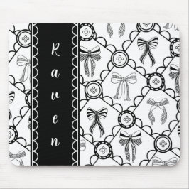 Mousepad Laço Preto Coquete