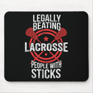 Mousepad Lacrosse - Bater Legalmente Pessoas Com Pentes