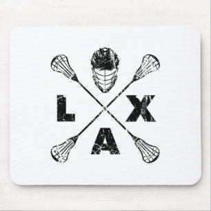 Mousepad Lacrosse Lax Cross Axis Black Colorway