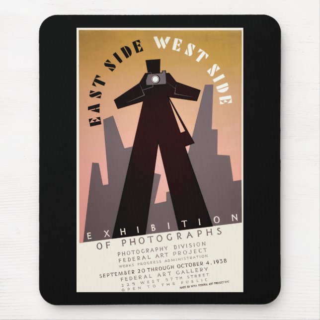 Mousepad Lado Leste ~ Lado Oeste (Frente)