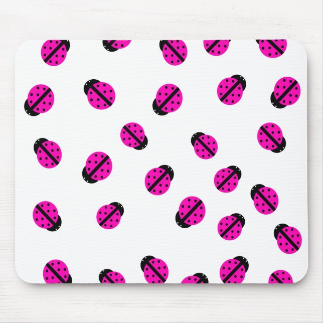 Mousepad Lady Bug Rosa (Frente)