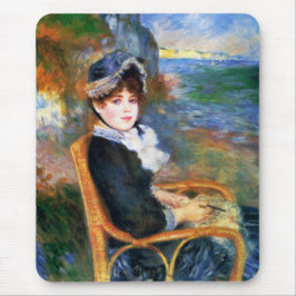 Mousepad Lady by the Seashore (por Pierre-Auguste Renoir)