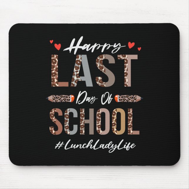 Mousepad Lady Happy, No Dia Passado De Verão Engraçado L (Frente)