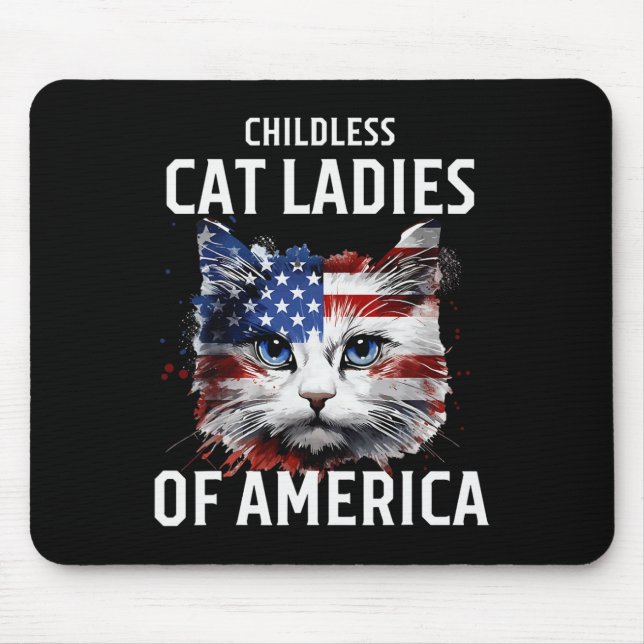 Mousepad Lady Of America Kamala Harris 2024 U (Frente)