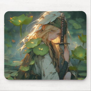Mousepad Lady of Lake Anime Fantasy