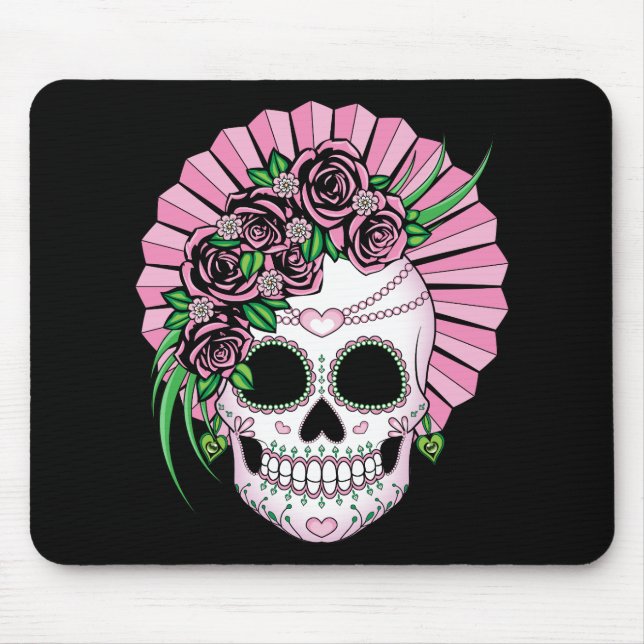 Mousepad Lady Sugar Skull (Frente)
