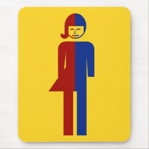 Mousepad Ladyboy / Tomboy Toilet ⚠ Sinal Tailandês ⚠