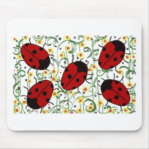 Mousepad Ladybug Art