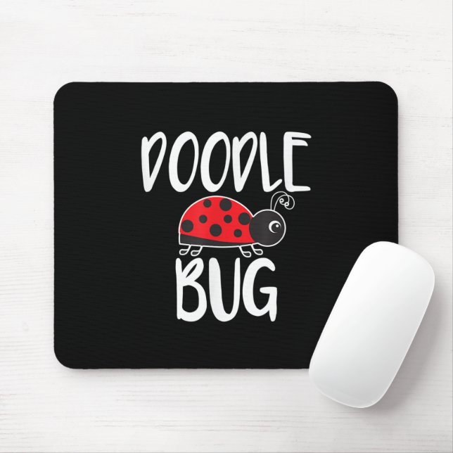 Mousepad Ladybug Besouro Divertido Desenho Animado (Com mouse)