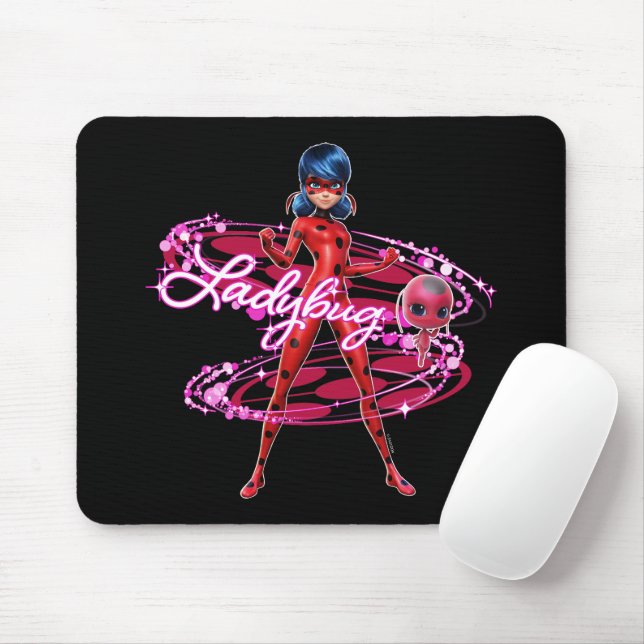 Mousepad Ladybug e Gráfico Tikki (Com mouse)