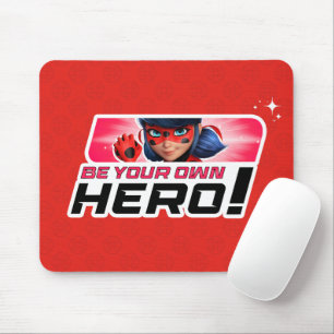 Mousepad Ladybug Miraculoso Seja Seu Próprio Herói