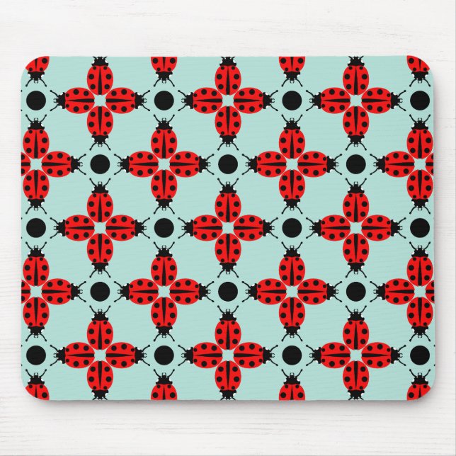 Mousepad Ladybug Pattern (Frente)