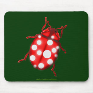 Mousepad LadyBug presentes para borbulhadores e jardineiros