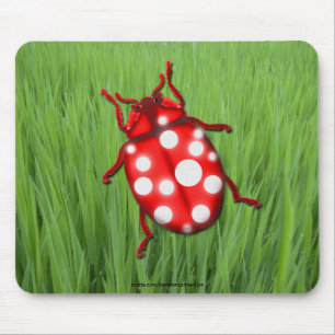 Mousepad LadyBug presentes para borbulhadores e jardineiros