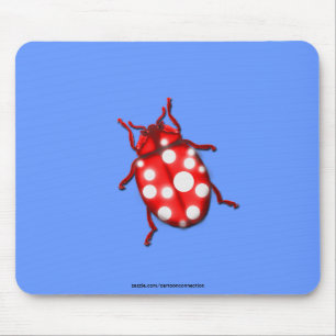 Mousepad LadyBug presentes para borbulhadores e jardineiros