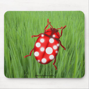 Mousepad LadyBug presentes para borbulhadores e jardineiros