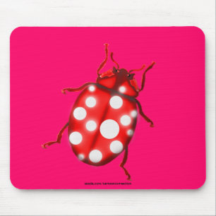 Mousepad LadyBug presentes para borbulhadores e jardineiros