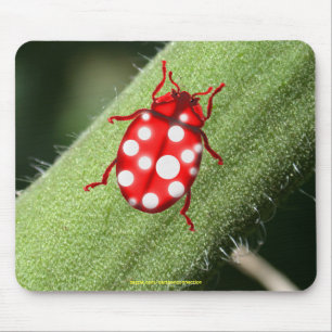 Mousepad LadyBug presentes para borbulhadores e jardineiros
