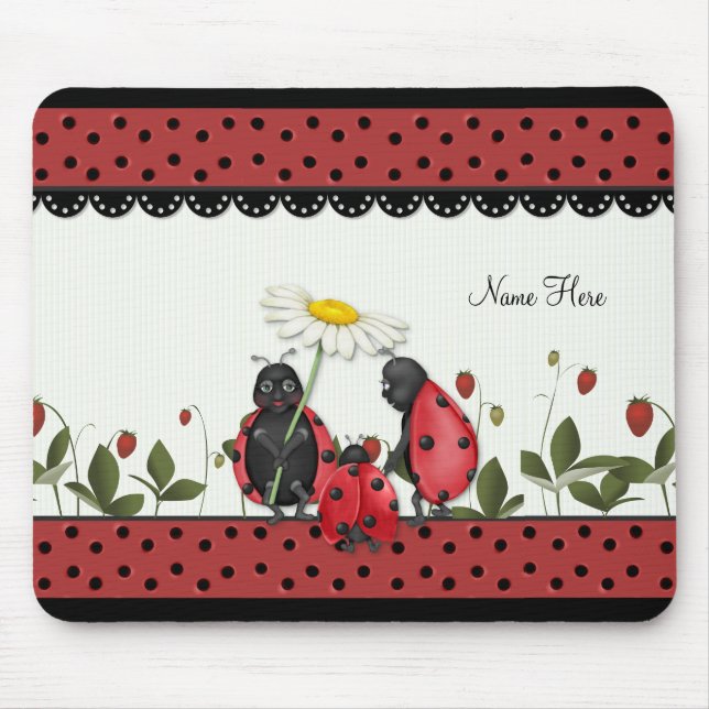 Mousepad Ladybug Stroll (Frente)