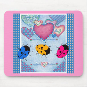 MOUSEPAD LADYBUGS
