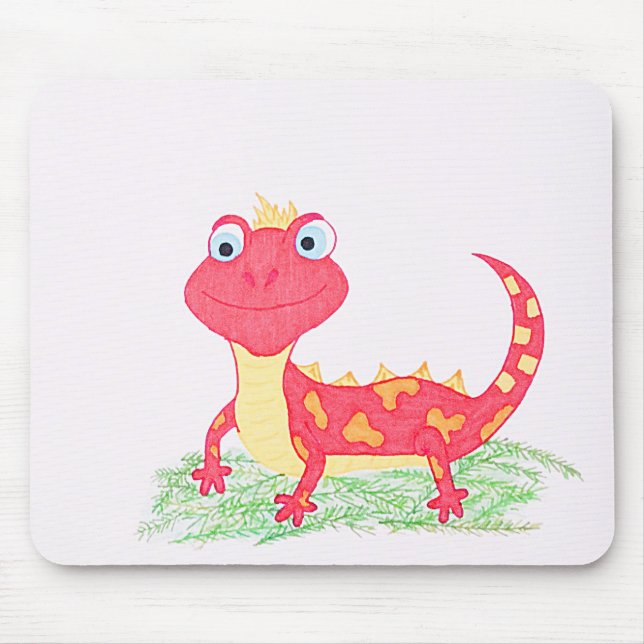Mousepad Lagarto Vermelho (Frente)