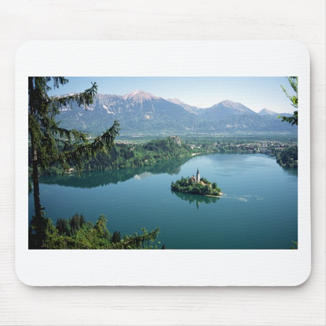Mousepad Lago Bled Eslovênia (Frente)