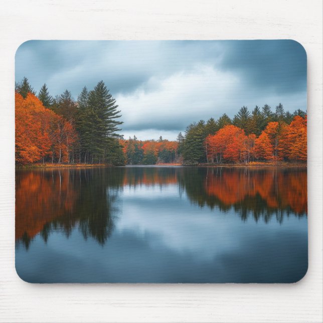 Mousepad Lago de Outono (Frente)