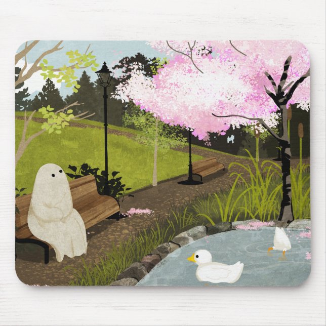 Mousepad Lago de Patos - Primavera (Frente)