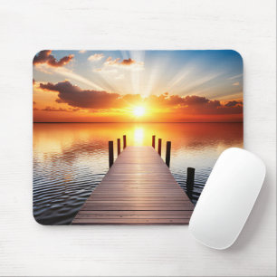 Mousepad Lago Dock No Sunrise