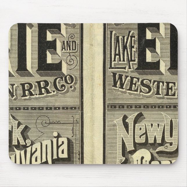 Mousepad Lago Erie e Western Railroad (Frente)